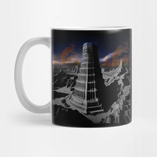 Tower of Babel Nuclear landscape Mug